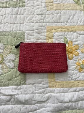 Red Woven Zip Pouch - Women Other